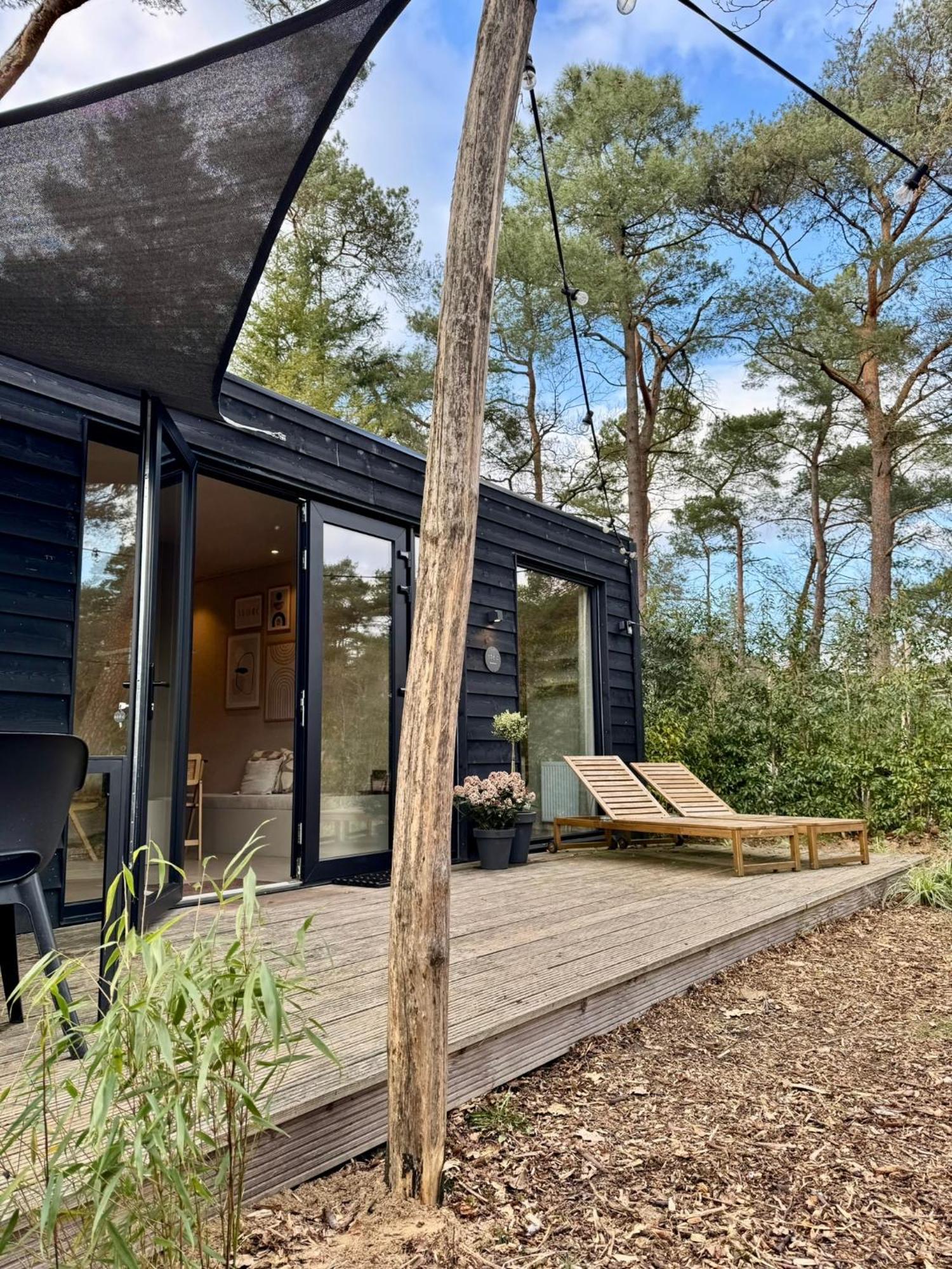Luxe Tiny House Stec Midden Op De Veluwe In Nunspeet Βίλα Εξωτερικό φωτογραφία